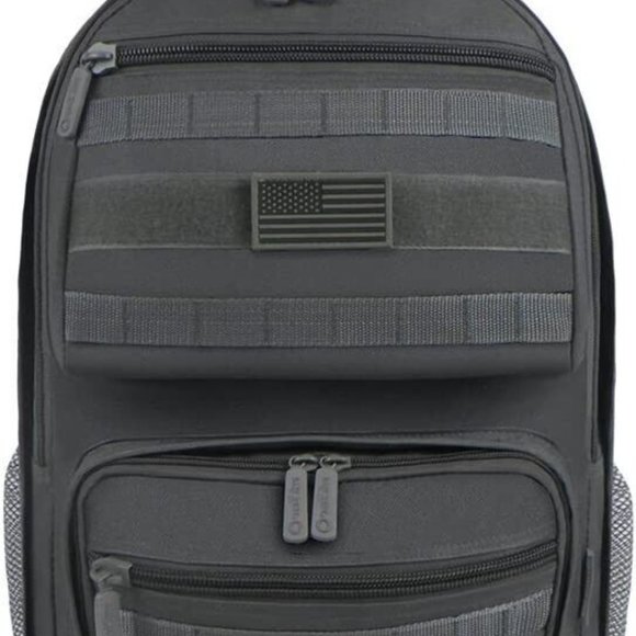 East West USA RT509 Tactical Molle Military Rucksack Backpack Black NEW - Picture 8 of 12